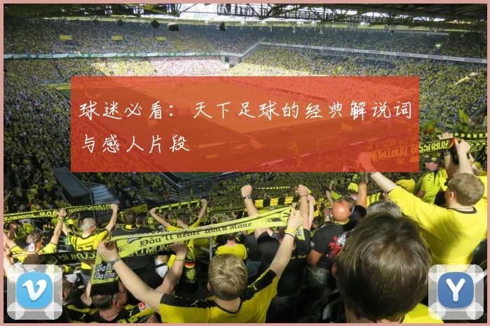 球迷必看：天下足球的经典解说词与感人片段